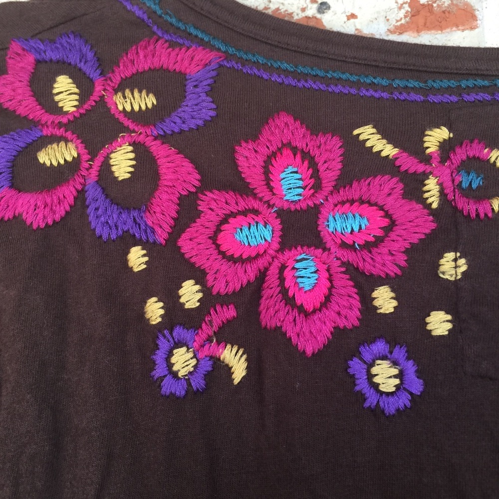 Johnny Was Embroidered Peacock Smocked Boho Dress - Picture 6 of 16